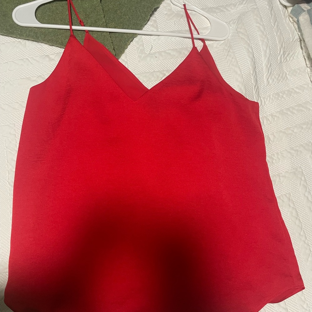 Express Bold Red Camisole Top